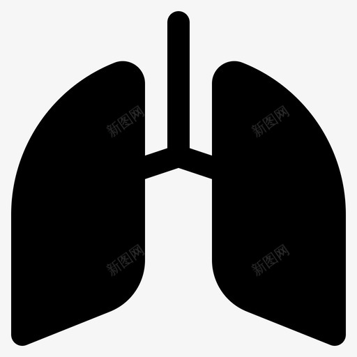 肺解剖学人svg_新图网 https://ixintu.com 医学 解剖 解剖学 学人 器官 实体