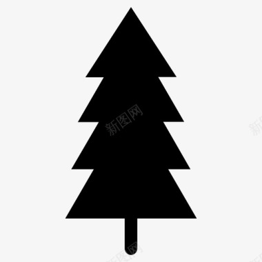 圣诞树装饰环境图标