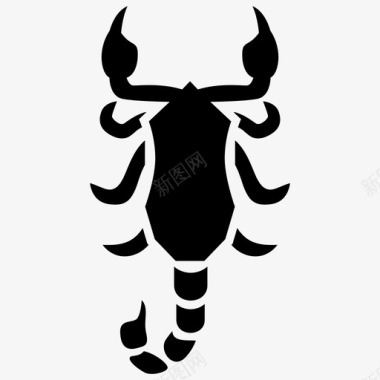 蝎子动物虫子图标