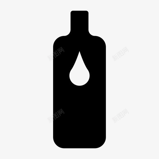 水瓶饮料水合物svg_新图网 https://ixintu.com 水瓶 饮料 水合物 合作 用水 固体