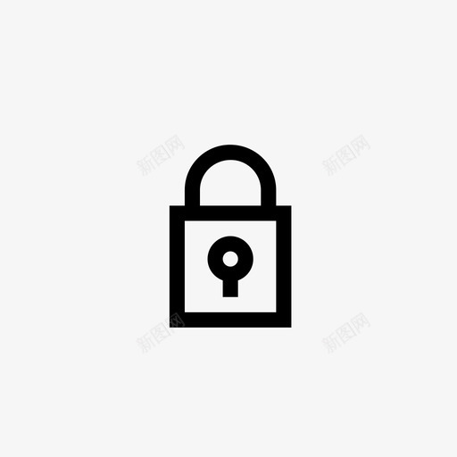锁挂锁私人svg_新图网 https://ixintu.com 挂锁 私人 保护 安全 金融 像素 线条 符号