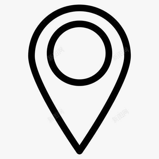 地图Pinpin城市地图导航svg_新图网 https://ixintu.com 地图 城市地图 导航 街道 大纲