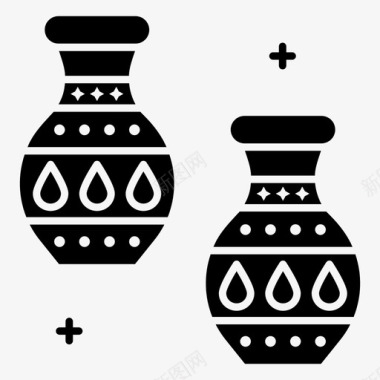 陶器陶瓷装饰图标