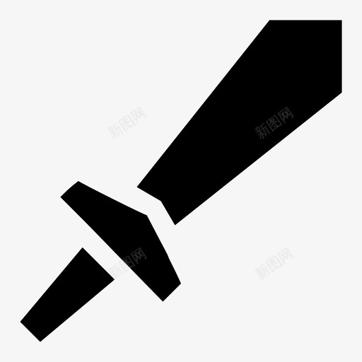匕首战斗杀戮刀svg_新图网 https://ixintu.com 匕首 战斗 杀戮 战争 反应 灵敏 用户界面 实心 图标