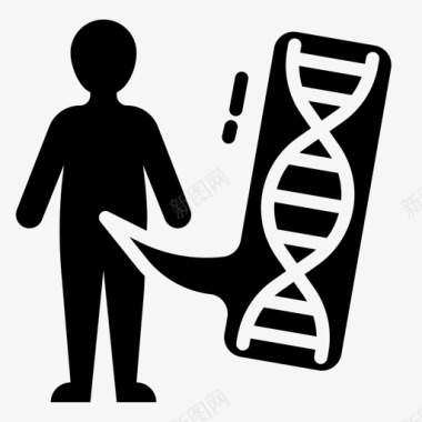 基因组实验遗传学图标