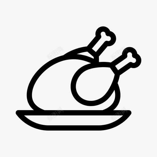 鸡肉菜肴食物svg_新图网 https://ixintu.com 鸡肉 菜肴 食物 腿肉 膳食 旅游 旅游线路