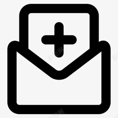 电子邮件添加业务和财务图标