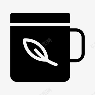 绿茶咖啡杯子图标