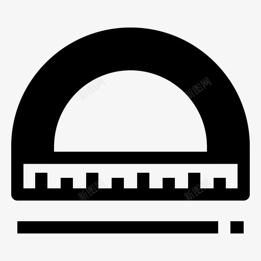 量角器尺子教材svg_新图网 https://ixintu.com 量角器 尺子 教材 返校 基础