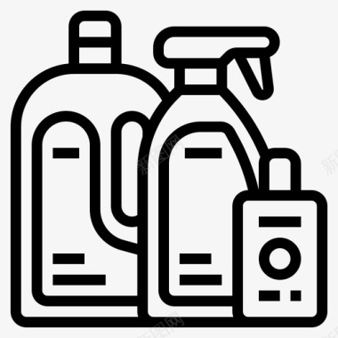 卫生用品清洁清洁用品图标