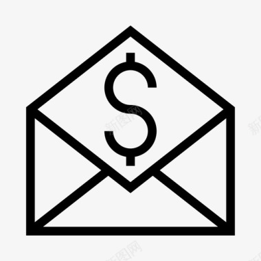 信封帐单电子邮件图标