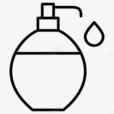 液体肥皂清洁卫生图标