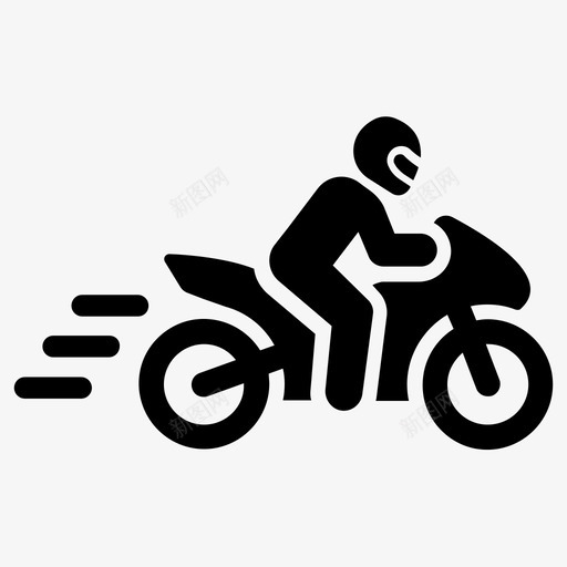 摩托车大自行车摩托车手svg_新图网 https://ixintu.com 摩托车 自行车 摩托 车手 比赛