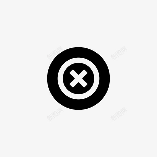 交叉取消财务svg_新图网 https://ixintu.com 财务 交叉 取消 乘法 删除 像素 线条 轮廓