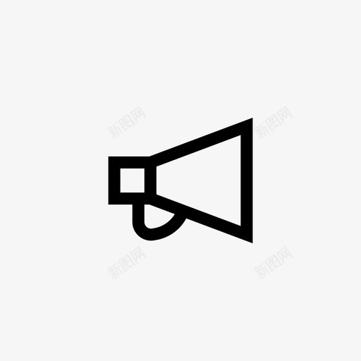 广告响亮市场营销svg_新图网 https://ixintu.com 广告 响亮 市场营销 扩音器 扬声器 广告媒体 线条 符号