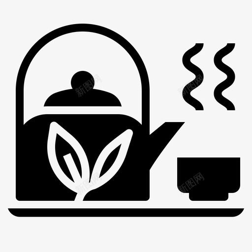 茶饮料绿色svg_新图网 https://ixintu.com 茶饮料 绿色 放松 水疗 美容 固体 风格