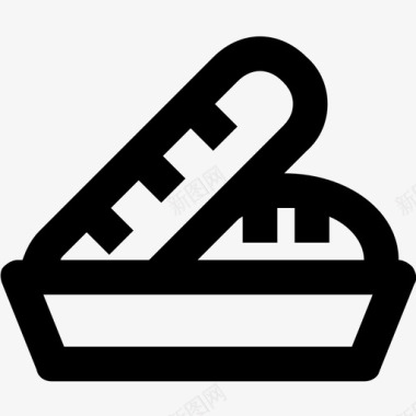 面包早餐谷类食品图标