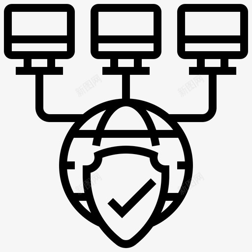 网络保护计算机互联网svg_新图网 https://ixintu.com 网络 保护 互联网 保护网 计算机 安全 安全线