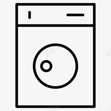 洗衣机家电卫生用品图标