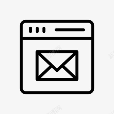 电子邮件internet消息图标