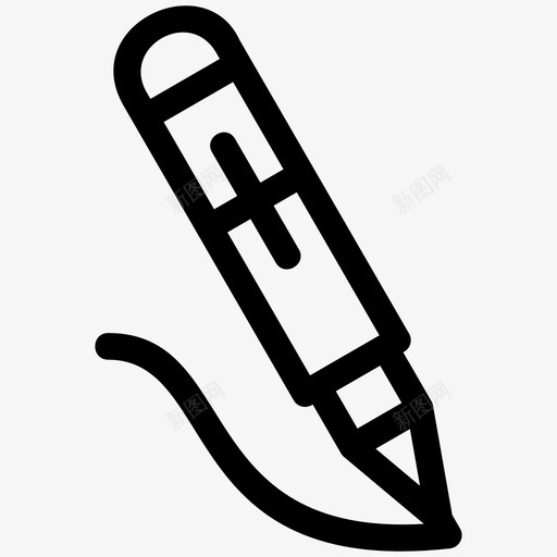 钢笔绘画教育svg_新图网 https://ixintu.com 钢笔 绘画 教育 教育学 学校 文具 书房 机器 技术 线图 图标