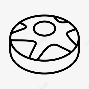甜甜圈甜点糕点图标