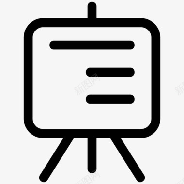 演示文稿小册子业务图标