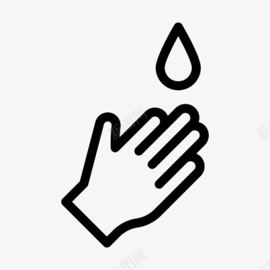 手洗护理液体图标