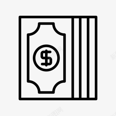 美元银行现金基金图标