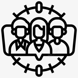 客户兴趣受众调查评估客户高清图片
