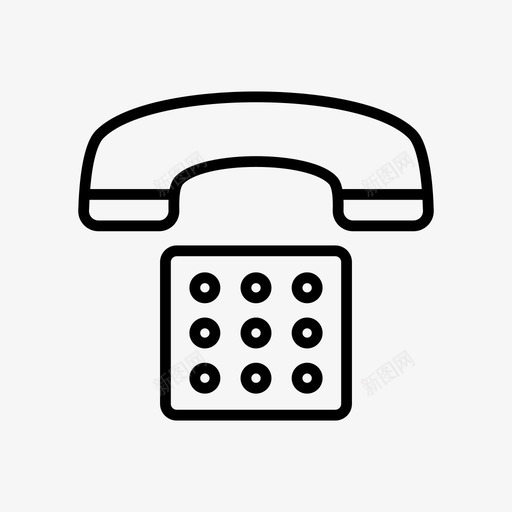 呼叫联系我们拨号板svg_新图网 https://ixintu.com 联系 我们 电话 呼叫 拨号 支持