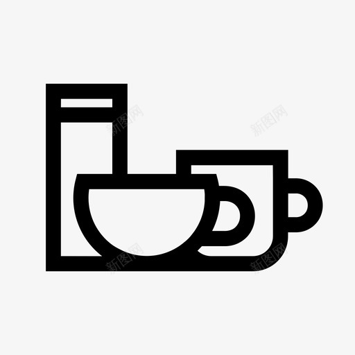 晨饮咖啡玻璃杯svg_新图网 https://ixintu.com 晨饮 咖啡 玻璃杯 果汁