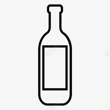 瓶子啤酒液体图标