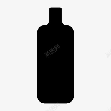 瓶子饮料空的图标