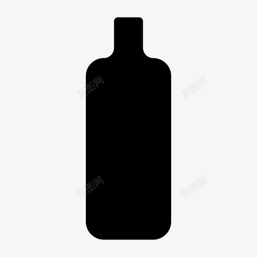 瓶子饮料空的svg_新图网 https://ixintu.com 瓶子 饮料 空的 水水 固体