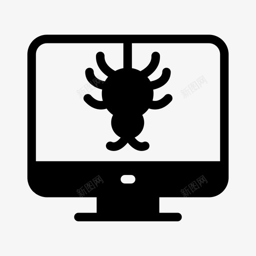 错误恶意软件屏幕svg_新图网 https://ixintu.com 错误 恶意 软件 屏幕 威胁 病毒 网络 云计算