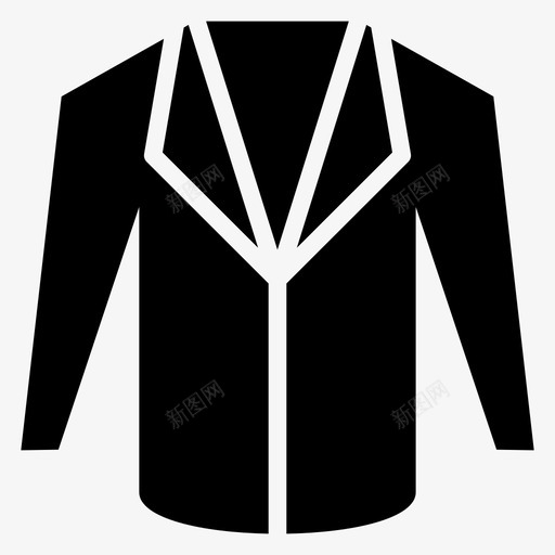 西装服装职业装svg_新图网 https://ixintu.com 西装 服装 职业装 领带 制服