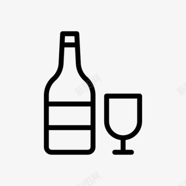 葡萄酒酒精庆祝活动图标