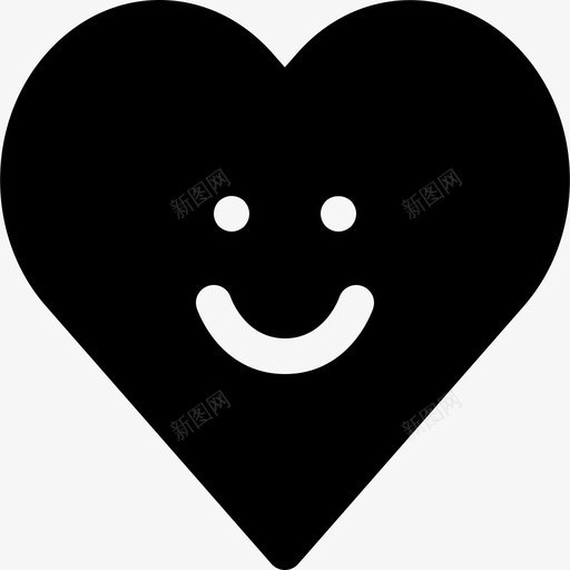 微笑的爱表情符号感觉svg_新图网 https://ixintu.com 微笑 表情 符号 感觉 心面 面试