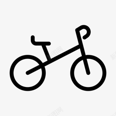 自行车童年孩子图标
