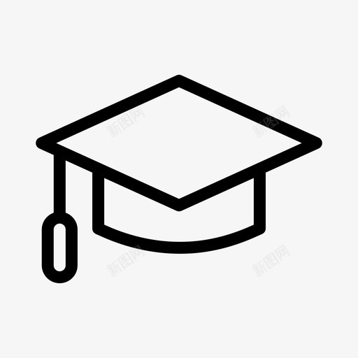 帽子学位文凭svg_新图网 https://ixintu.com 学历 帽子 学位 文凭