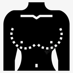 立体式图标设计丰胸隆胸美容高清图片