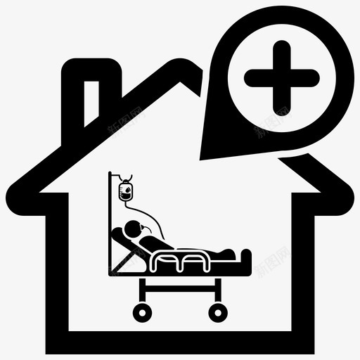 冠状病毒患者冠状病毒感染svg_新图网 https://ixintu.com 冠状 病毒 患者 感染 隔离 治疗 医疗保健 图标