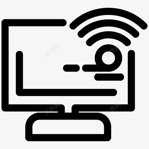 wifi互联网移动svg_新图网 https://ixintu.com 互联网 移动 移动网 网络 信号 无线 卫星