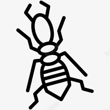 蚂蚁虫子生物图标