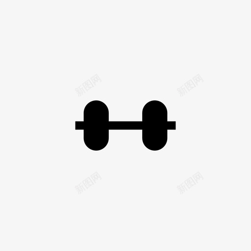 哑铃运动游戏svg_新图网 https://ixintu.com 运动 游戏 哑铃 健身房 重量 线条