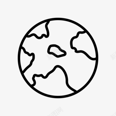 世界联系我们地球图标