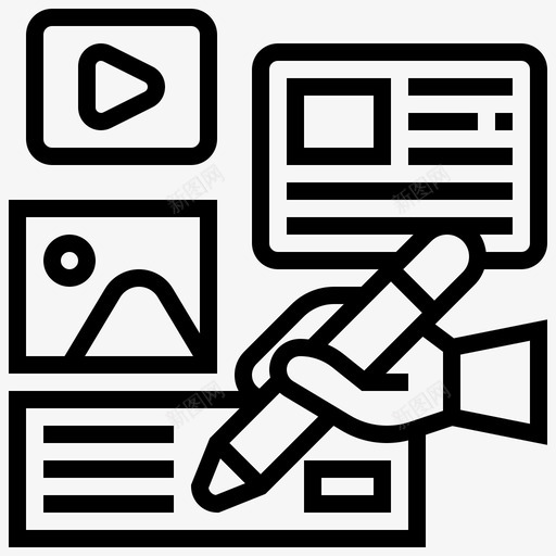 内容设计界面svg_新图网 https://ixintu.com 设计 内容 设计界 界面 故事 模板 思路