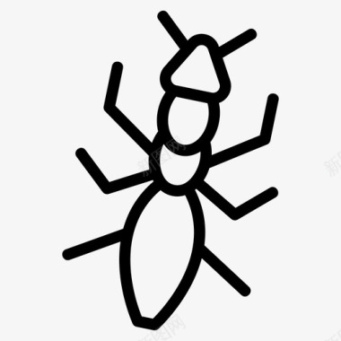 蚂蚁虫子生物图标