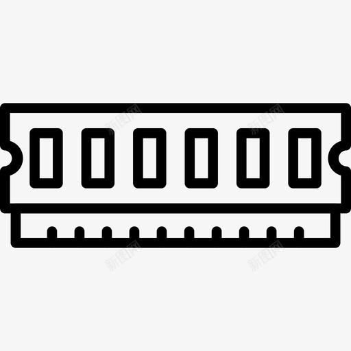 ddrram计算机ddr4svg_新图网 https://ixintu.com 计算机 硬件 使用 光标 鼠标 设置